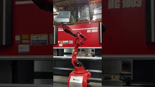 Amada HG 1003 ARs Press Brake with ATC, Bending Robot and Automated Pallet Changer at EVS Metal NJ