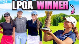 LPGA Pro Alexa Pano Joins Golf Girl Games! 2v2 Match Gets INTENSE