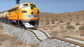 Trains vs Potholes – BeamNG.Drive