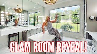 GLAM ROOM REVEAL!