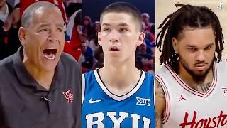 Projected Top 5 Pick Egor Demin & BYU Get TESTED At #13 Houston | UNCUT Highlights | 1.4.2025