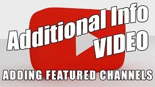 Adding Featured Channels Module