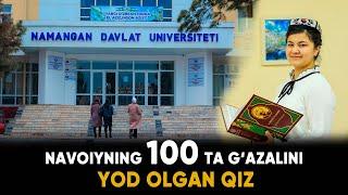 Navoiyning 100 ta g‘azalini yod olgan qiz