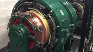 Otis DC Gearless 800 fpm express elevator with "pie plate" selector
