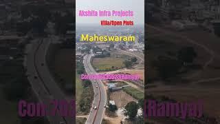 Akshita infra projects#open plots#maheswaram#property#realestate
