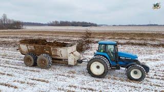 Hauling Manure on the Ohio - Indiana State line