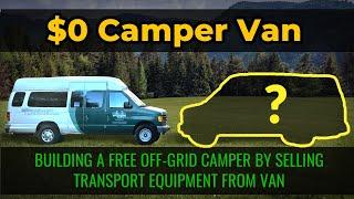 Free Campervan Build Challenge | Cheap or free DIY campervan conversion using recycled materials