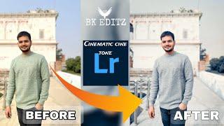 Lightroom Mobile Cinematic Cine Tone Photo Retouching |l| Lightroom Photo Editing - BK EDITZ09