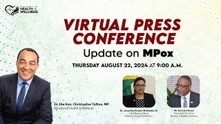 JISTV | Ministry of Health and Wellness MPOX Press Conference - August 22, 2024