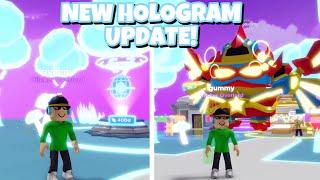 NEW CLICKER SIMULATOR UPDATE! NEW HOLOGRAPHIC EGG! NEW HEROBOT X19 PET 810T STATS!!