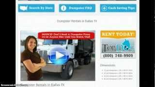 Dumpster Rental Dallas TX