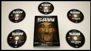 SAW 1-3 - LIMITED DVD COLLECTORS EDITION TRILOGY UNBOXING