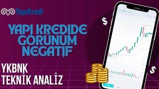 YAPI KREDİ DÜŞMEYE DEVAM EDEBİLİR YKBNK TEKNİK ANALİZ- YKBNK HİSSE ANALİZİ VE YORUMLARI