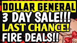 LAST CHANCE!! FIRE DEALS! 3 DAY SALE! DOLLAR GENERAL SHOPPING & COUPONING THIS WEEK