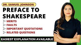 Preface To Shakespeare by Samuel Johnson | Literary Criticism | Sunaina Jethani