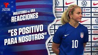 Lindsey Horan destaca a las nuevas jugadoras tras empatar en Wembley | USWNT | Telemundo Deportes