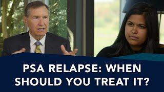 PSA Recurrence: When Should You Treat? | Ask a Prostate Expert, Mark Scholz, MD