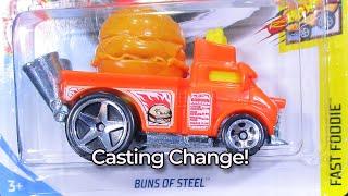 Hot Wheels Buns Of Steel Casting Change