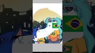 HATSUNE MIKU & SONIC ‼️ BRAZILIANS  #sonicthehedgehog #hatsunemiku #vocaloid #art