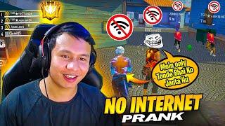 Ankush FF became Perfect Bot in No Internet Prank  My Biggest Fan  Garena Free Fire