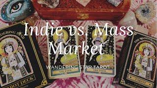 Indie vs. Mass Market: Wandering Star Tarot by Cat Pierce | Side-by-Side Comparison