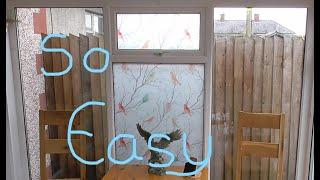 How to Install A Decorative Window Film