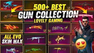 500+ OP GUN COLLECTION OF LOVELY GAMING  | GARENA FREE FIRE ️