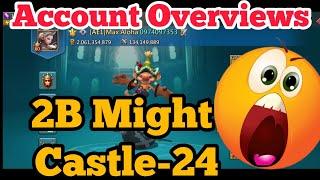 Castle-24 2B Might F2P Account Overviews Will You Dare Rally Him? Lords Mobile