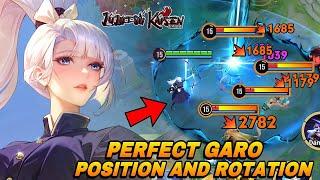 MEIMEI GARO GLOWEAST JJK SKIN DOMINATING FARM LANE EASILY! | GARO PERFECT POSITION & ROTATION | HOK