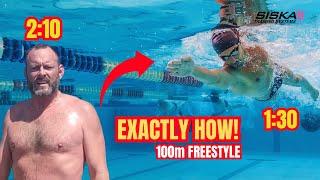 From 2:10 to 1:30 in 6 Months — The 100m Freestyle Transformation