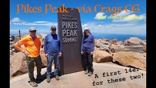 Pikes Peak hike via Crags TH