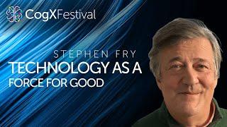 Stephen Fry on How to use AI as a force for good | CogX Festival 2023