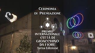 Cerimonia di premiazione "Premio Internazionale Città di Gioacchino da Fiore" terza edizione 2024