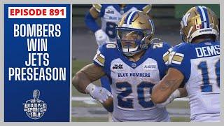 Blue Bombers win over Edmonton Elks, Winnipeg Jets preseason underway