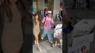 Kriti Kharbanda & Pulkit Samrat’s cute airport walk together️