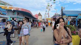 [4K] Santa Cruz Beach Boardwalk (Santa Cruz, California, USA)