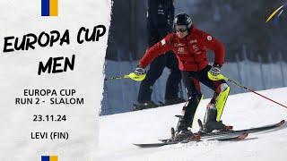 LIVE: Europa Cup Slalom Men Run 2 - Levi (FIN) | FIS Alpine