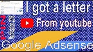 Youtube 2018 | Google Adsense PIN verification Complete Process in Hindi