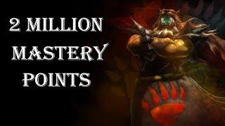 What 2 Million Mastery Points on Udyr Looks Like