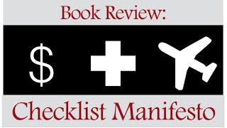 Book Review: Checklist Manifesto