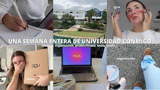 UNA SEMANA ENTERA DE UNIVERSIDAD CONMIGO | hábitos, gym, productividad, hauls, otoño...