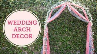 DIY Wedding Arch Decoration | BalsaCircle.com