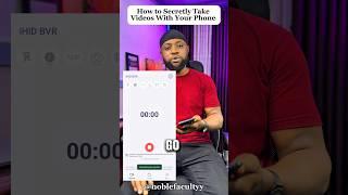 How to Secretly Take Videos With Your Phone. #noblefaculty #technology #techtips #phone #video