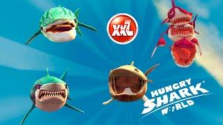 All (XXL) Shark Gameplay | Hungry Shark World