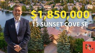 Calgary Waterfront Home Tour ~ 13 Sunset Cove SE