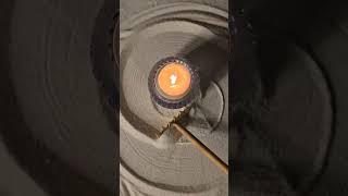Zen Surprise ASMR: 38s Mesmerizing Sand Spiral