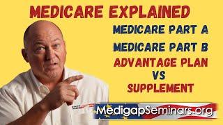 Medicare Explained Part A & B C D (Advantage vs Supplement)