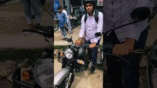 Delivery |of Royal Enfield |Gun Metal Grey|️#shorts #royalenfield #famous #viralvideo #msarider