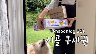 Summer rural life in Korea vlog 261) Half-day delivery