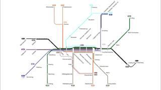 2. Stammstrecke München: Geplantes Liniennetz für den Startbetrieb